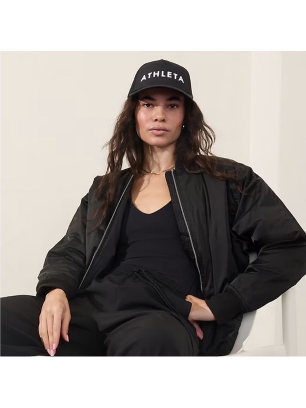 Athleta Black Trucker Hat - NWOT - Picture 9 of 9